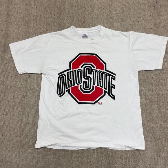 Gildan Other - vintage Ohio State Buckeyes shirt mens medium white 1990s NCAA